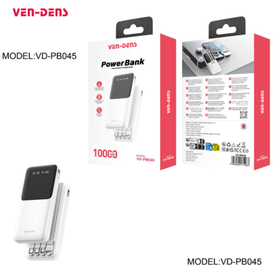 Ven Dens 3 In 1 PowerBank 10000mAh VD-PB045